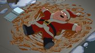 Family Guy – Völlig betrunken einen "Spaghetti-Engel" auf dem Gehweg machen? Peter denkt, er kann sich in seiner Rolle als Weihnachtsmann alles erlauben.