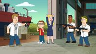 American Dad! – Steve (2.v.l.), Francine (m.)