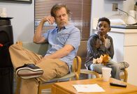 Shameless – L-R: Frank Gallagher(William H. Macy), Liam Gallagher (Christian Isaiah)