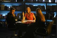 CSI: Vegas – Gil Grissom (William Petersen, li.) und Catherine Willows (Marg Helgenberger, Mi.)