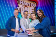 Hast du Töne? – (v.l.n.r.) Matthias Opdenhövel; Rick Kavanian; Caroline Frier; Riccardo Simonetti