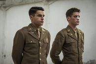 Catch-22 – Catch 22 -- Episode 1 - Young American flyers arrive in war and discover that the bureaucracy is more deadly than the enemy. Yossarian (Christopher Abbott) and Clevinger (Pico Alexander), shown. (Photo by: Philippe Antonello/Hulu)