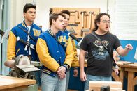 The Goldbergs – (v.li.) Niko Guardado (Rubén Amaro, Jr.), Zayne Emory (JC Spink), Zach Callison (Brian Corbett), Sean Marquette (Johnny Atkins).