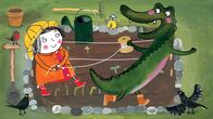 Unser Sandmännchen – Rita und das Krokodil legen einen Gemüsegarten an.