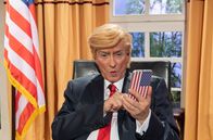 Echt witzig! – Mathias Richling als Donald Trump.