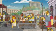 Die Simpsons – v.l.n.r.) Carlum; Lennus; Barnabas; Modus; Obeseus