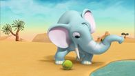 Wissper – Wissper - Samson will spielen - Der kleine Löwe Samson ist ständig völlig aufgedreht und nervt die anderen Tiere ordentlich, denn er möchte unbedingt mit jemand "Kokosnuss-Kicken" spielen! Die wollen aber lieber in Ruhe ihren Mittagsschlaf halten. Wissper macht bei einer Runde mit, doch sie benötigen noch einen weiteren Mitspieler. Foto: ORF/STUDIO 100 MEDIA. Veröffentlichung honorarfrei nur für redaktionelle Berichterstattung in Sendungszusammenhang und mit Copyrightangabe. Kontakt: foto@orf.at