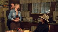 Justified – L-R: Boyd Crowder (Walton Goggins), Ava Crowder (Joelle Carter) und Raylan Givens (Timothy Olyphant)