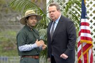 Modern Family – L-R: Groundskeeper (Jay Pichardo), Cameron Tucker (Eric Stonestreet)