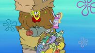 SpongeBob Schwammkopf – SpongeBob (oben, l.)