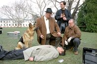 Kommissar Rex – (v.li.): Peter Scholz, Gerhard Zemann, Alexander Pschill, Martin Weinek.