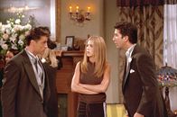 Friends – (v.l.n.r.) Joey Tribbiani (Matt LeBlanc); Rachel Green (Jennifer Aniston); Ross Geller (David Schwimmer)