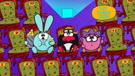 PinCode – Krah, Pin, Chiko sehen sich einen Film an.