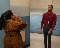 Abbott Elementary – Ashley (Keyla Monterroso Mejia), Gregory Eddie (Tyler James Williams)