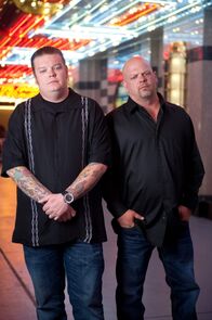Die Drei vom Pfandhaus – L-R: Corey Harrison und Rick Harrison