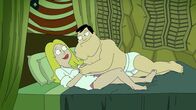 American Dad! – L-R: Francine, Stan