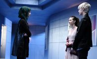 The Gifted – L-R: Lorna Dane (Emma Dumont), Twist (Anjelica Bette Felliniin) and Andy Strucker (Percy Hynes White).
