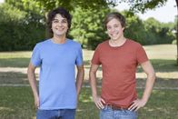 Checker Tobi – Von links: Can Mansuroglu als "Checker Can" und Tobias Krell als "Checker Tobi".