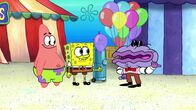 SpongeBob Schwammkopf – L-R: Patrick, SpongeBob, Clem Clam