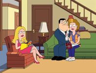 American Dad! – L-R: Francine, Stan, Betty