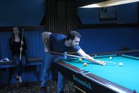 Abgründe - Unfassbare Verbrechen – Stephen plays pool while Heidi watches.