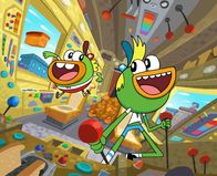 Die Brot-Piloten – L-R: Buhdeuce, SwaySway