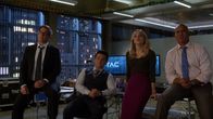 Bull – L-R: Dr. Jason Bull (Michael Weatherly) Benny Colón (Freddy Rodríguez), Marissa Morgan (Geneva Carr) , and Chunk Palmer (Chris Jackson)
