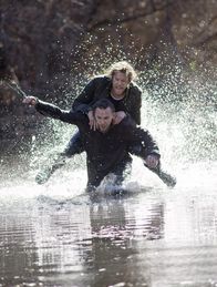 Navy CIS: L.A. – Trees" -- Pictured: Eric Christian Olsen (LAPD Liaison Marty Deeks) and Stephen Monroe Taylor (Oscar Willits). Callen and Sam are kidnapped when they follow an anonymous tip about a missing NSA agent. When the team discovers they are nowhere to be found, they realize it could have been a trap set by terrorists, on NCIS: LOS ANGELES, , Pictured: Eric Christian Olsen (LAPD Liaison Marty Deeks) and Stephen Monroe Taylor (Oscar Willits).