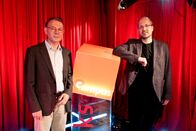 Campus Talks – Von links: Prof. Dr. François Buscot und Dr. Felix G. Rebitschek.