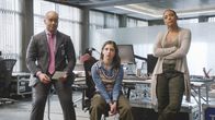 Bull – Pictured L-R: Chunk Palmer (Chris Jackson) , Cable McCrory (Annabelle Attanasio) , and Danny James (Jaime Lee Kirchner)