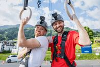 Donnschtig-Jass – Klewenalp-Bahn Beckenried NW: «Stubete Gäng»-Musiker (v.li.) Aurel und Moritz Hassler.