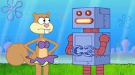 SpongeBob Schwammkopf – L-R: Sandy, Sandy's robot