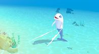 Zoom - Der weiße Delfin – Der weiße Delfin Zoom freut sich. Er hat am Ufer seinen Freund Yann entdeckt. Er wird ihn zu Yanns kleiner Schwester Marina führen, die sich davongeschlichen hat, um eine Meerjungfrau zu finden.