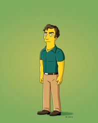 Die Simpsons – Marge und Homer treffen auf einen Schiffbrüchigen, der sich selbst als Roger (Bild) vorstellt. Der Fremde ist ihnen jedoch nicht geheuer ...