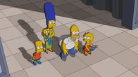 Die Simpsons – v.r.) und Lisa (r.) ein weiteres Fahrgeschäft.