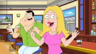 American Dad! – Vorne, l-r: Stan, Francine