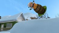 Snowsnaps' Winterspiele – Sami hat sich eine besondere Tasse für die Party ausgesucht.