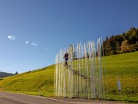 Der Geschmack Europas – Eine der sieben Bushaltestellen in Krumbach, die von internationalen und heimischen Architekten geplant wurden.