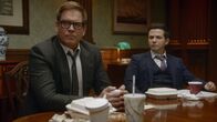 Bull – Pictured L-R: Dr. Jason Bull (Michael Weatherly), Benny Colón (Freddy Rodriguez)