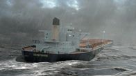 In Seenot – Auf ihrer Route von Kanada nach Japan gerät die MV Derbyshire in den Taifun „Orchid“.