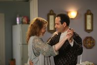 Monk – Love" -- Pictured: (l-r) Joanna Pacula as Leyla, Tony Shalhoub as Adrian Monk -- USA Network Photo: Carol Kaelson