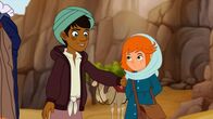 Hexe Lilli – Lilli verabschiedet sich von Abu.