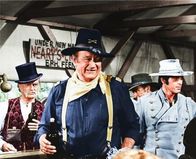 Rio Lobo – Col. Cord McNally (John Wayne, vorne)