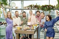 SAT.1-Frühstücksfernsehen – (v.l.n.r.) Alina Merkau; Daniel Boschmann; Matthias Killing; Karen Heinrichs; Christian Wackert; Lukas Haunerland; Marlene Lufen