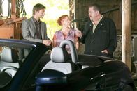 Die Rosenheim-Cops – (v.li.) Igor Jeftic (Sven Hansen), Petra Berndt (Agnes Unger), Joseph Hannesschläger (Korbinian Hofer).