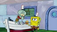 SpongeBob Schwammkopf – L-R: Squidward, SpongeBob