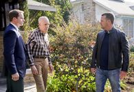 Navy CIS: L.A. – L-R: Garrison (Daniel J. Travanti), und Special Agent G. Callen (Chris O'Donnell).