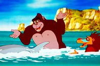 Noahs Insel – "Noahs Insel", "Bumera reißt aus." Noah und seine Freunde sind in heller Aufregung: Schwermütige Delfine sind ans Ufer der Insel geschwommen, um dort zu sterben. Mit vereinten Kräften gelingt es den Inselbewohnern, die Tiere wieder aufzumuntern und ins rettende Nass zu verfrachten. Besonders Känguru Bumera freut sich über die gelungene 'Abschiebung'. Dann brechen auf der Insel die Masern aus und die Krankenstation ist voll mit sich kratzenden Patienten. Krankenschwester Bumera hat alle Pfoten voll zu tun. Zu allem Überfluss sind auch die Delfine wieder ans Ufer zurückgekehrt. Erfolglos versucht Bumera, die Tiere vom Leben zu überzeugen. Das alles ist dem Känguru zu viel.