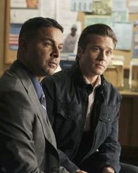 Castle – Gleich zwei Morde beschäftigen Javier Esposito (Jon Huertas, l.) und Kevin Ryan (Seamus Dever, r.) ...