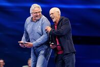 Quizjagd – v.li.: Manfred Deckert und Toni Innauer